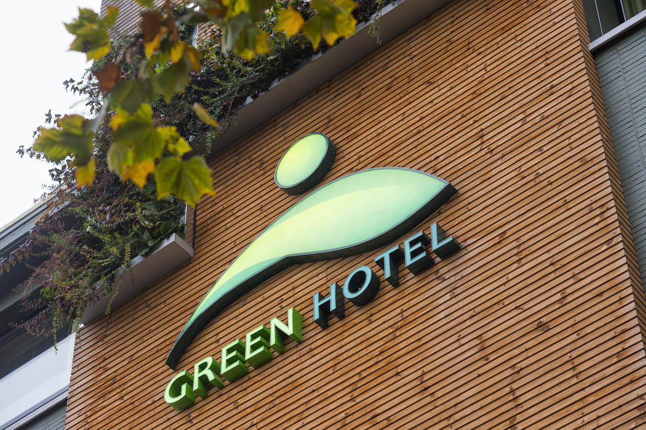 Green Hotel Genk Bagian luar foto